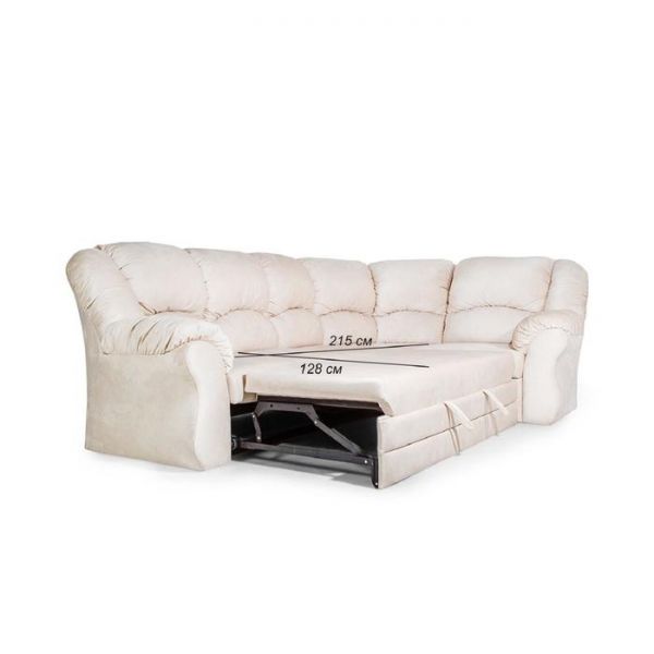 Угловой диван «Хост», угол правый, механизм дельфин, велюр, цвет nova 020