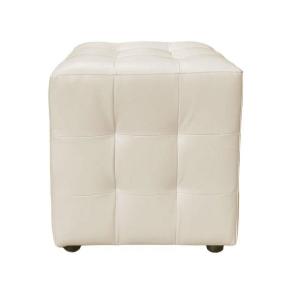 Пуф экокожа Milk (молочный)