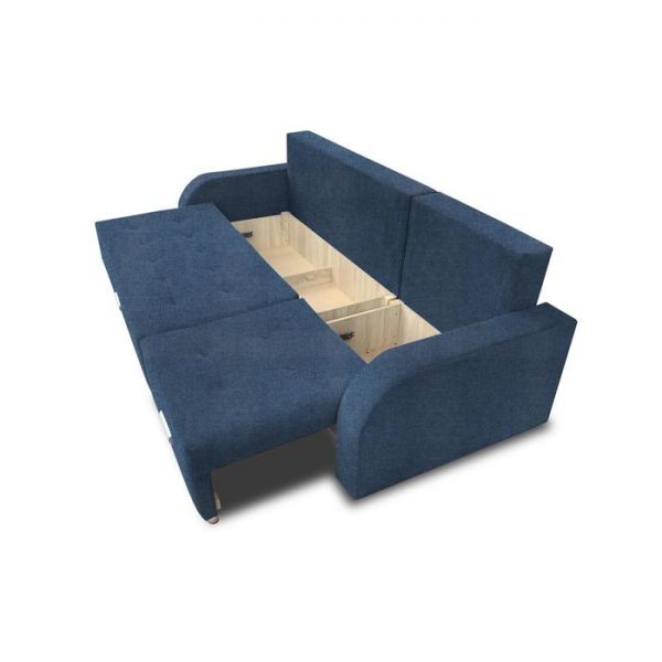 Диван трансформер «Милан», с выдвижным углом, пантограф, рогожка, цвет savana plus beige