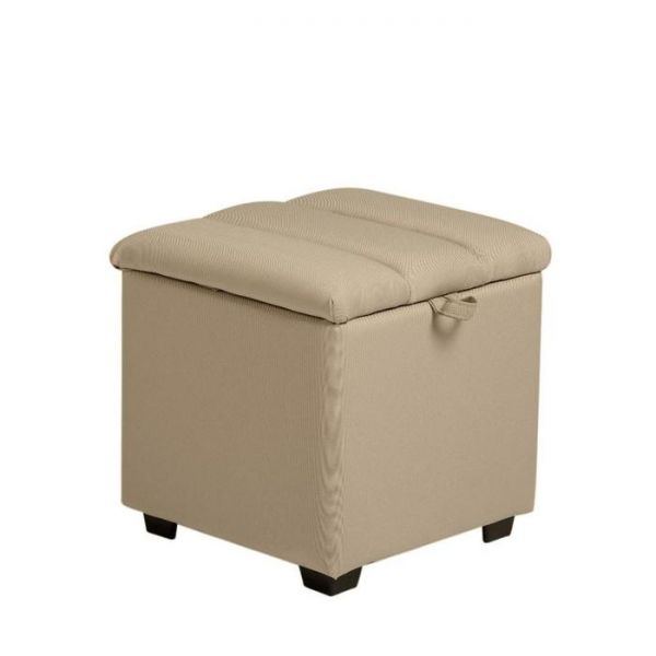 Пуф Осло мини 400х400х410 Рогожка LATTE