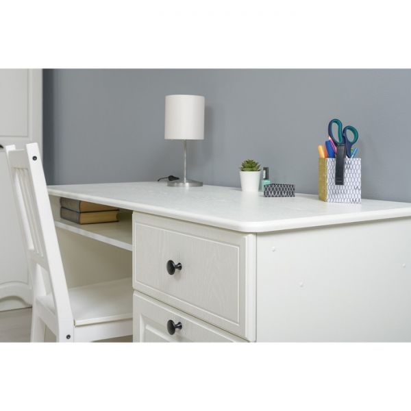 Стол письменный Роуз 12.148, 1190х517х763, Белый/ Ясень ваниль