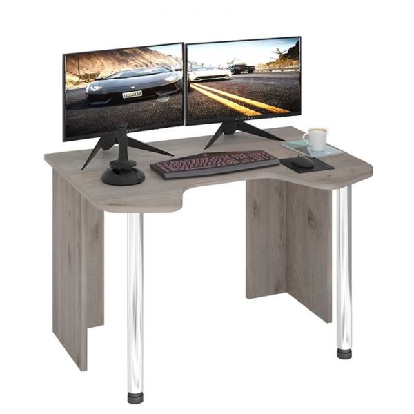 Стол СКЛ-Игр120, 1200 ? 900 ? 770 мм, цвет белый жемчуг