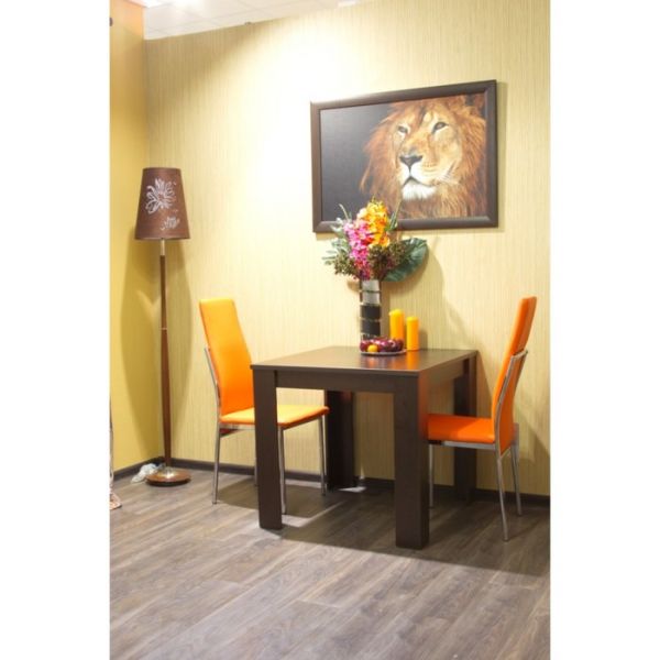 Обеденный стол «Детройт», нераскладной, 800 ? 800 ? 750 мм, цвет венге