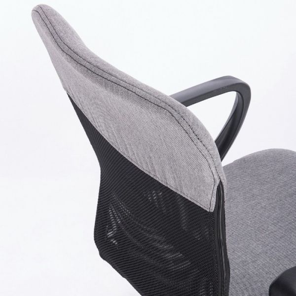 Кресло компактное BRABIX "Jet MG-315", с подлокотниками, серое