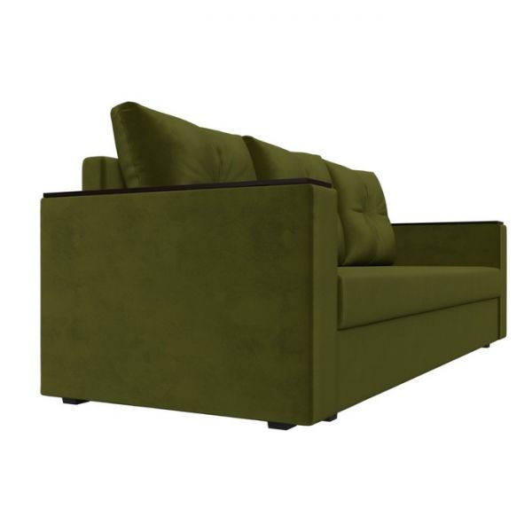 Диван прямой «Атланта лайт», без стола, еврокнижка, микровельвет, цвет бежевый