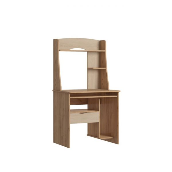 Стол компьютерный «Прайм 2», 800 ? 600 ? 1520 мм, цвет дуб крафт золотой / дуб сонома