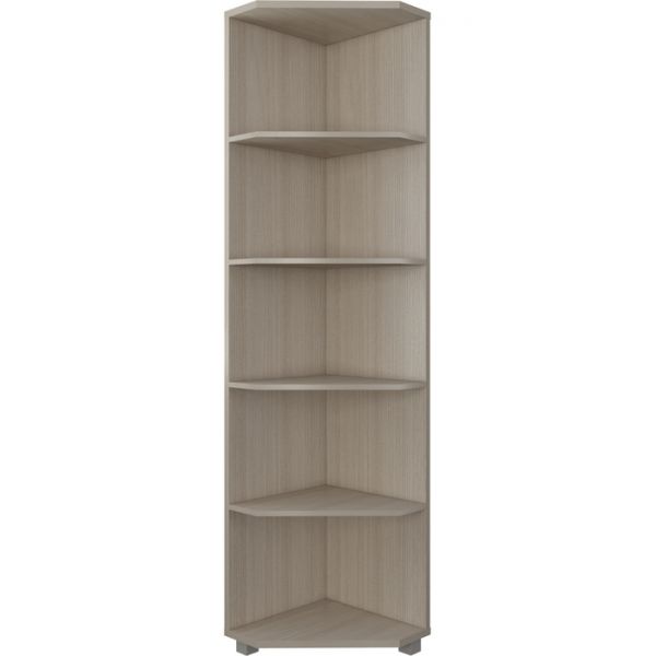 Стеллаж угловой «Ультра 6», 450 ? 450 ? 1970 мм, цвет шимо светлый