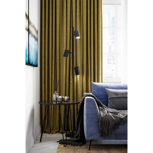 Стол журнальный «РИД Glass 430», 550 ? 550 ? 450 мм, цвет сахара нуар / чёрный матовый