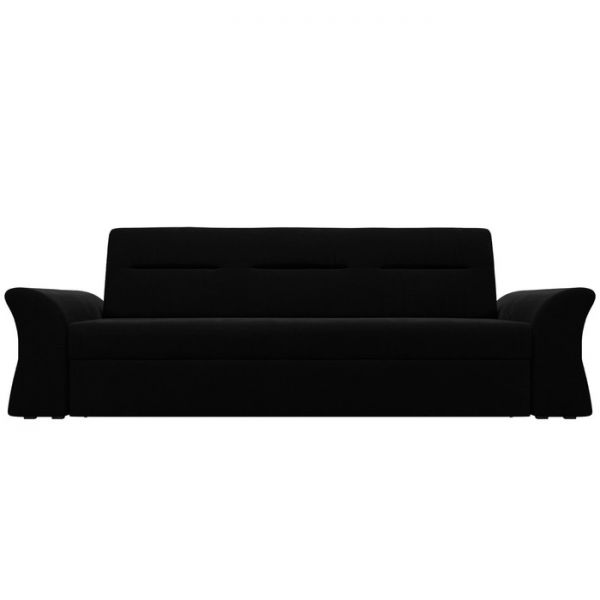 Прямой диван «Клайд», механизм дельфин, микровельвет, цвет бежевый