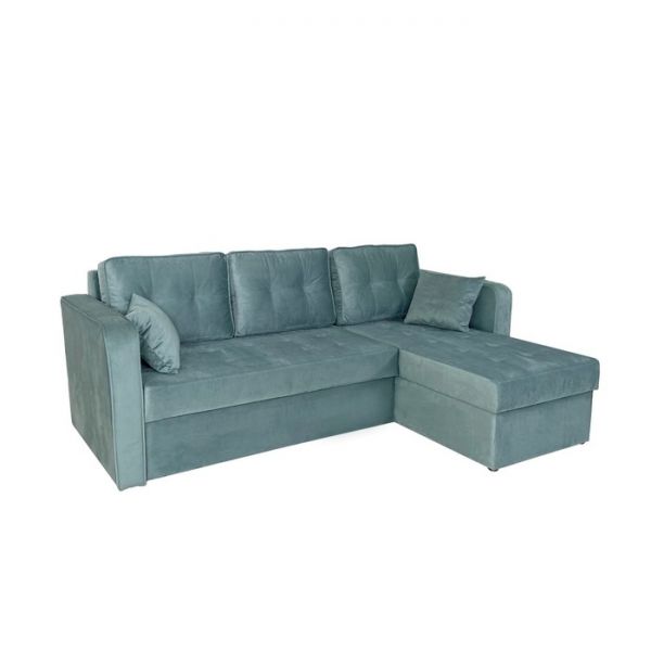 Угловой диван «Фаворит», механизм дельфин, цвет бинго бежевый