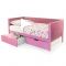 Детская кровать-тахта мягкая Svogen лаванда