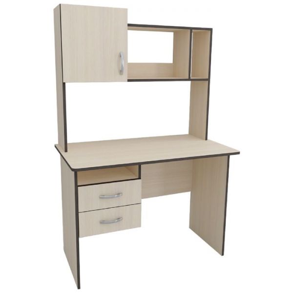 Стол компьютерный Юниор-12  Дуб молочный/венге