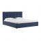Кровать Хлоя, 1800х2000, ортопедическое осн+ПМ, Макс/Серо-синий