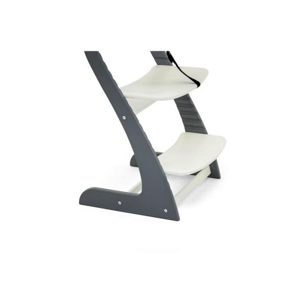 Детский растущий регулируемый стул "Усура графит-белый"