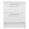 Тумба прикроватная Лазурит, 400*466*430, Белый/Белый
