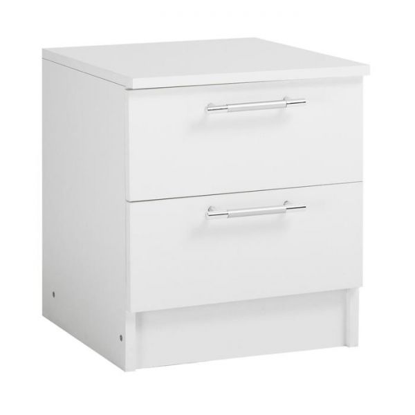 Тумба прикроватная Лазурит, 400*466*430, Белый/Белый