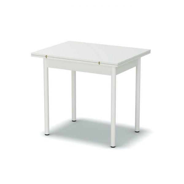 Стол обеденный раскладной 1300/860х860/650х750 Белый