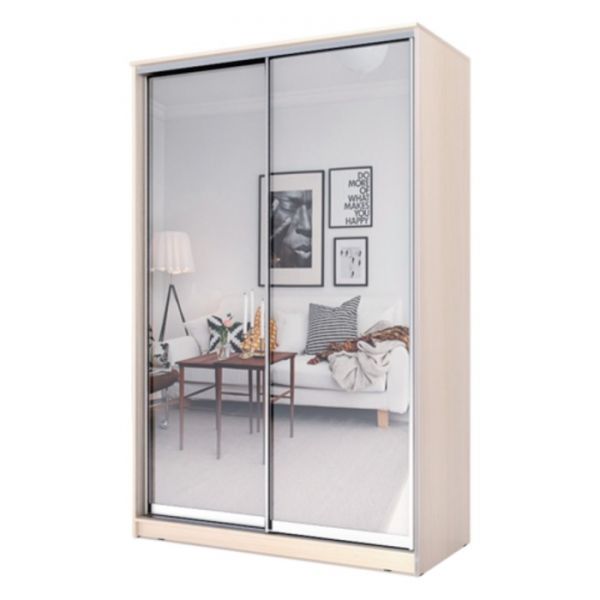 Шкаф-купе Хит-22-17-55, 1680x620x2200, Дуб молочный