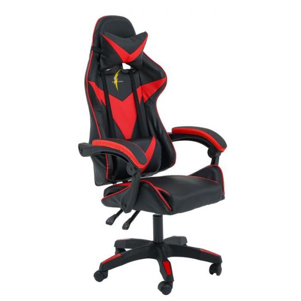 Кресло игровое SL™ DRAGON YS-900, чёрно-красное