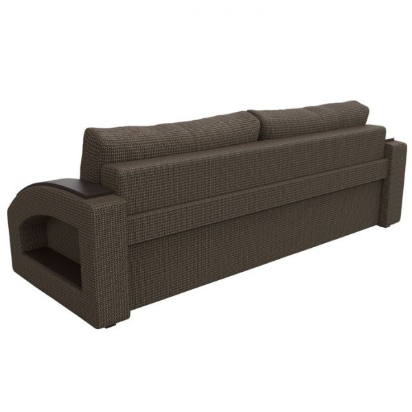 Прямой диван «Канзас», ткань корфу, цвет коричневый