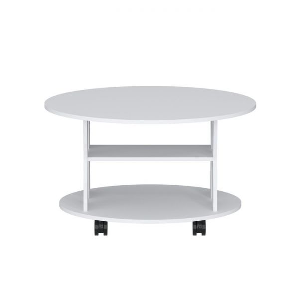 Стол журнальный 2, 900 ? 600 ? 515 мм, цвет белый