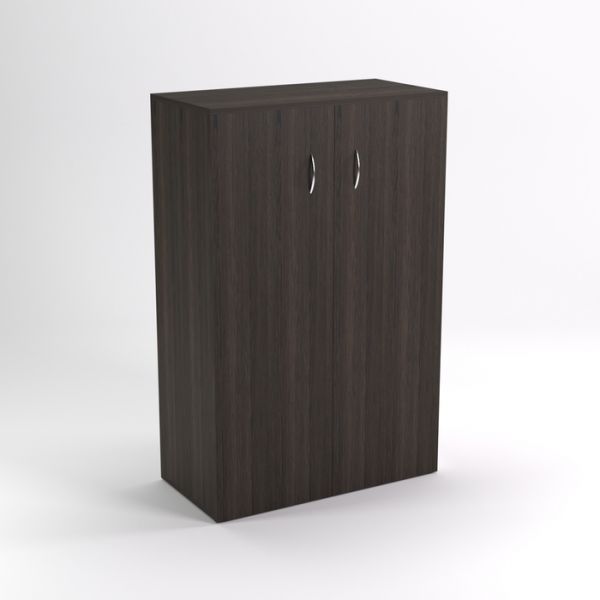 Шкаф стеллаж низкий НШт-5, 760 ? 380 ? 1153 мм, белый шагр