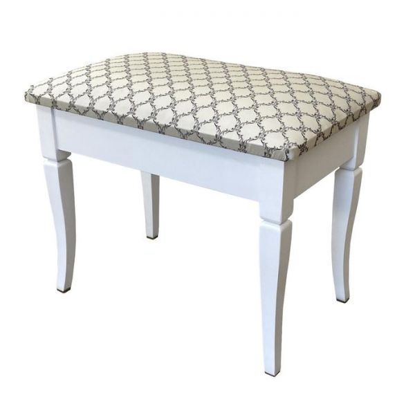 Банкетка «Прованс», 535 ? 335 ? 450 мм, цвет итали 0114 / белый