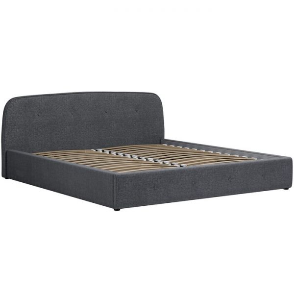 Кровать Илона, 1800х2000, ортопедическое осн+ПМ, Ролан/Серый