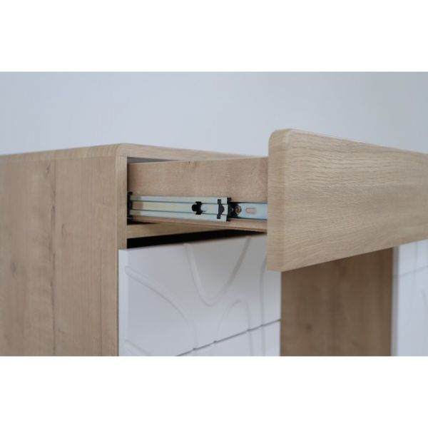 Стол письменый Кристабель-10 1200х450х790 дуб ирландский/белый матовый