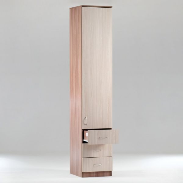 Пенал 400x450х2100 Ясень шимо светлый/темный