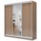 Шкаф-Купе Хит-23-20-151, 2300х2000х620 Ясень шимо темный