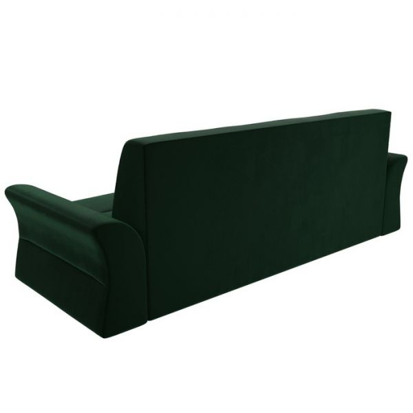 Прямой диван «Клайд», механизм дельфин, велюр, цвет бежевый