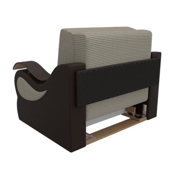 Прямой диван «Меркурий», механизм аккордеон, корфу, цвет корфу 02 / коричневый