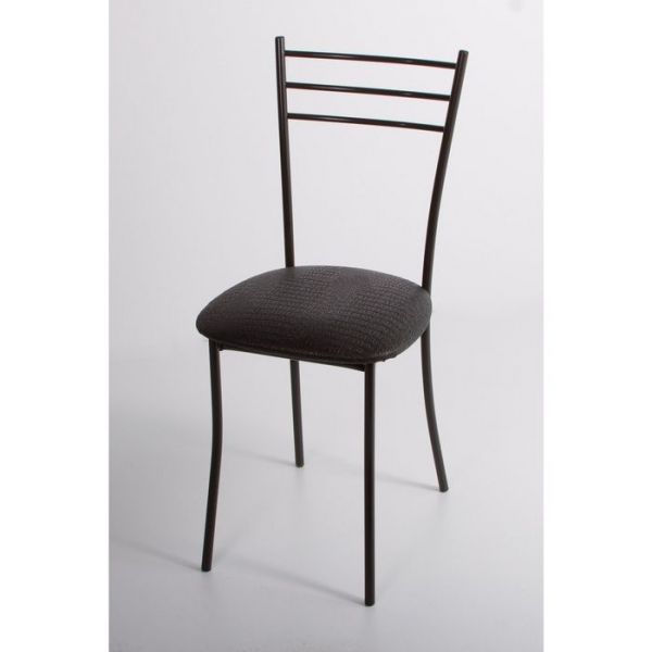 Стул на металлокаркасе Хлоя СТ коричневый/фисташковый