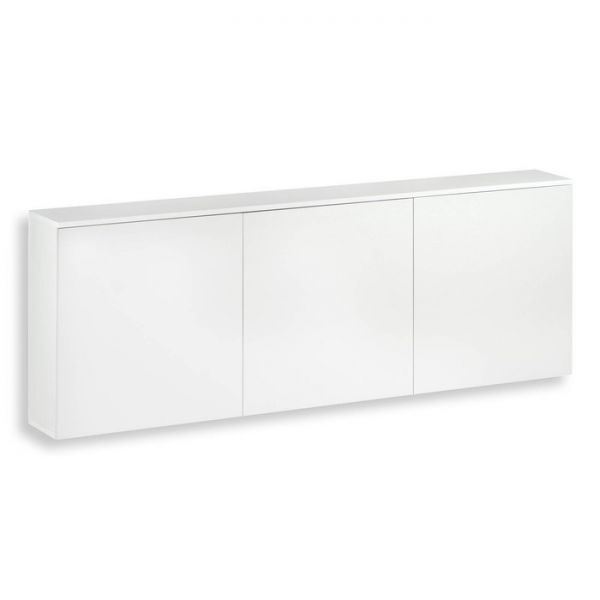 Тумба подвесная под ТВ 4, 1800х640х210, Белый