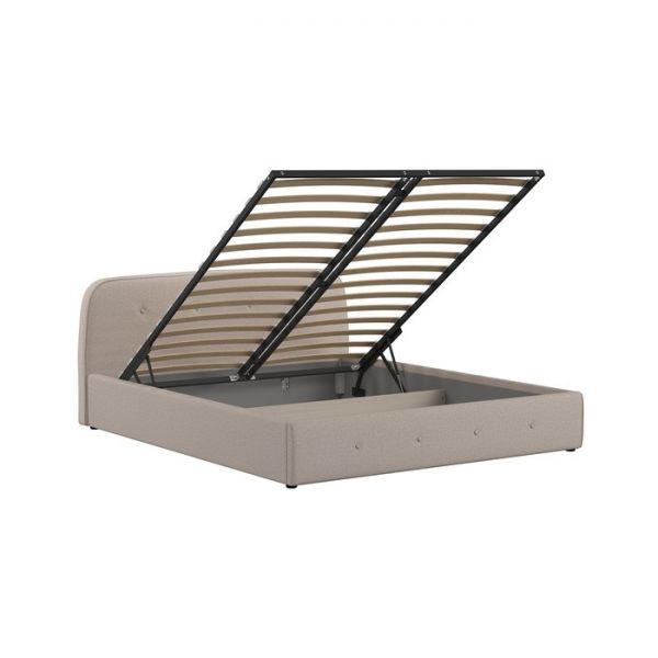 Кровать Илона, 1600х2000, ортопедическое осн+ПМ, Шерлок/Бежевый