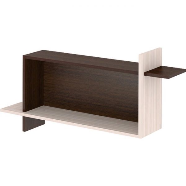 Полка навесная «ПК 16», 1000 ? 240 ? 527 мм, цвет белый