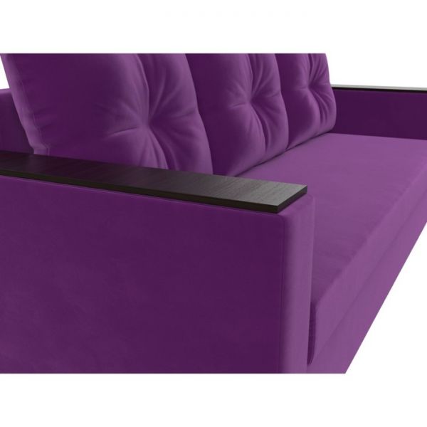 Диван прямой «Атланта лайт», без стола, еврокнижка, микровельвет, цвет бежевый