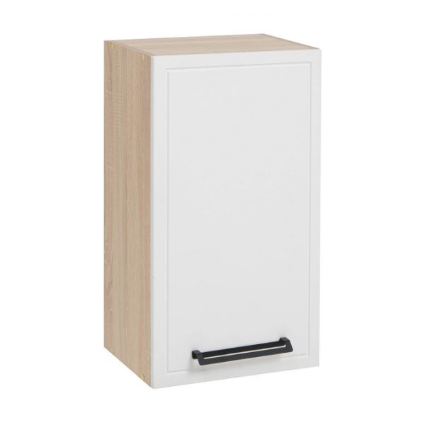 Шкаф навесной Квадро 400х310х720 Дуб сонома/Нубук Милк