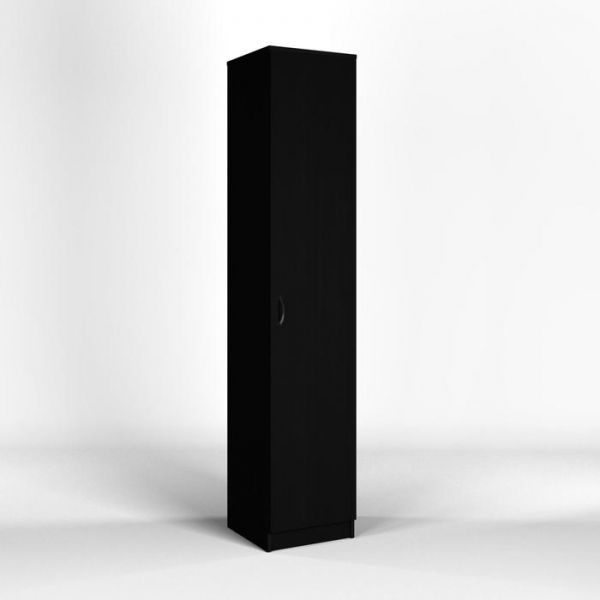 Шкаф узкий 400*400*1980 Черный