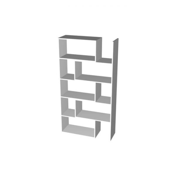 Стеллаж №2, 900 ? 300 ? 1660 мм, цвет белый