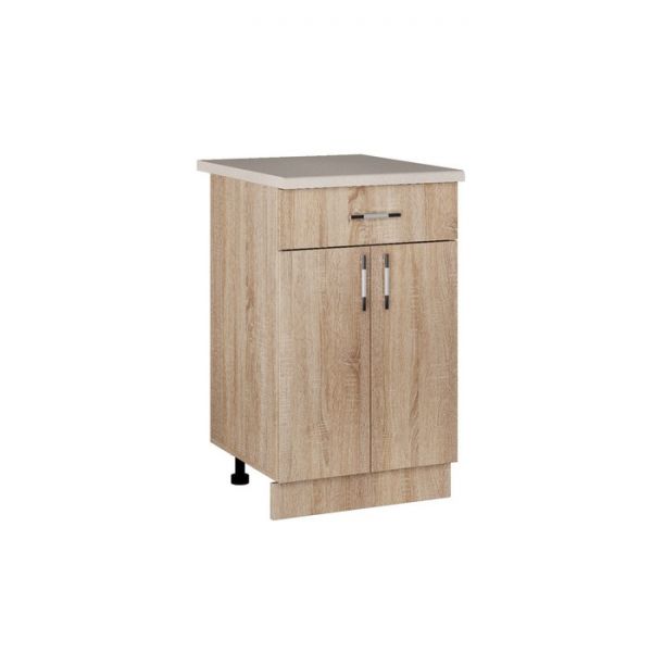 Шкаф напольный с ящиком Легенда-10 500х600х850 Дуб сонома