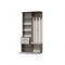 Шкаф с вешалкой ДОМИНО 1000х360х2020 Бодега темный/светлый