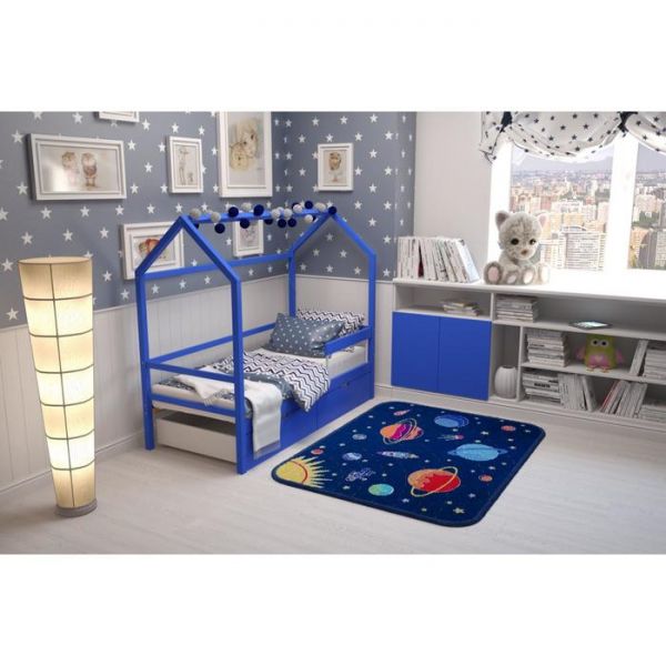 Детская кровать-домик Бельмарко Svogen синий