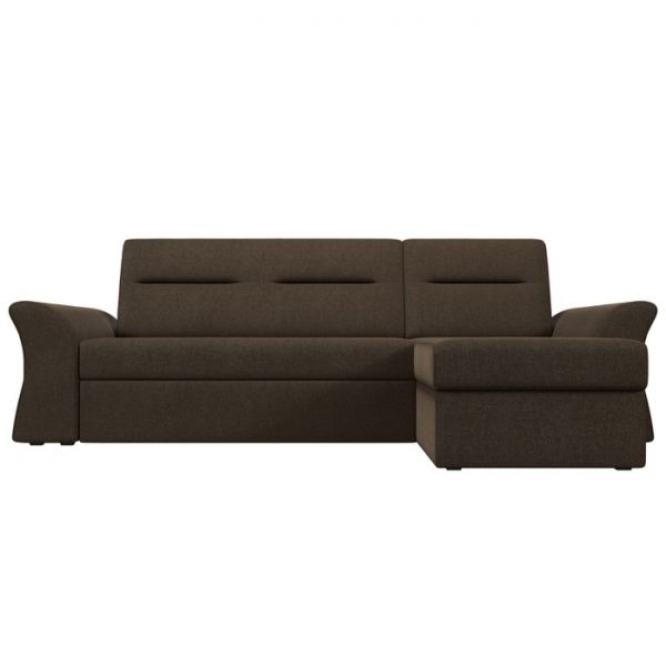 Угловой диван «Клайд», механизм дельфин, рогожка, цвет бежевый