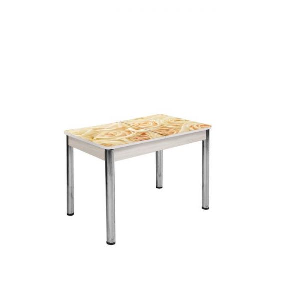 Стол раздвижной «Триумф», 1000(1350) ? 700 ? 750 мм, опоры хром, цвет венге / 400321657