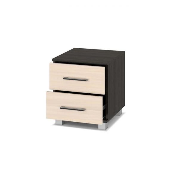 Тумба прикроватная Аманда-А21 400х420х450 с ящиками Шимо темный/светлый