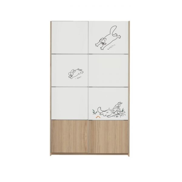 Шкаф-купе «Кот № 27», 1200 ? 600 ? 2040 мм, цвет туя светлая