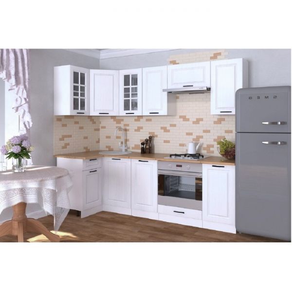 Кухонный гарнитур Гарнитур 5 Белый Вегас 1000х2400 Белый