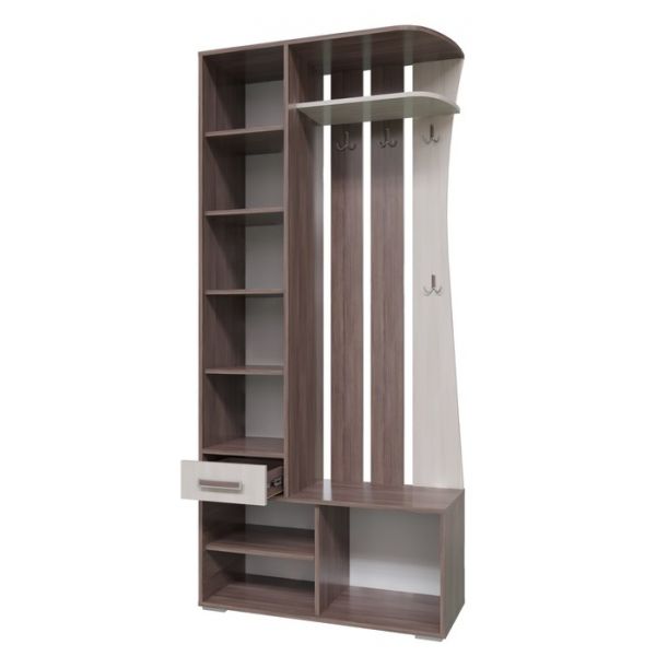 Прихожая Мокко mini 900х360х2020 Бодега темный/светлый